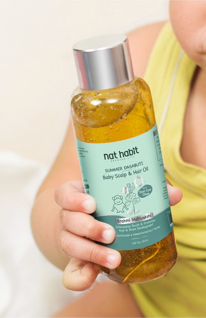 Brahmi Matsyakshi Summer Baby Hair & Scalp Oil