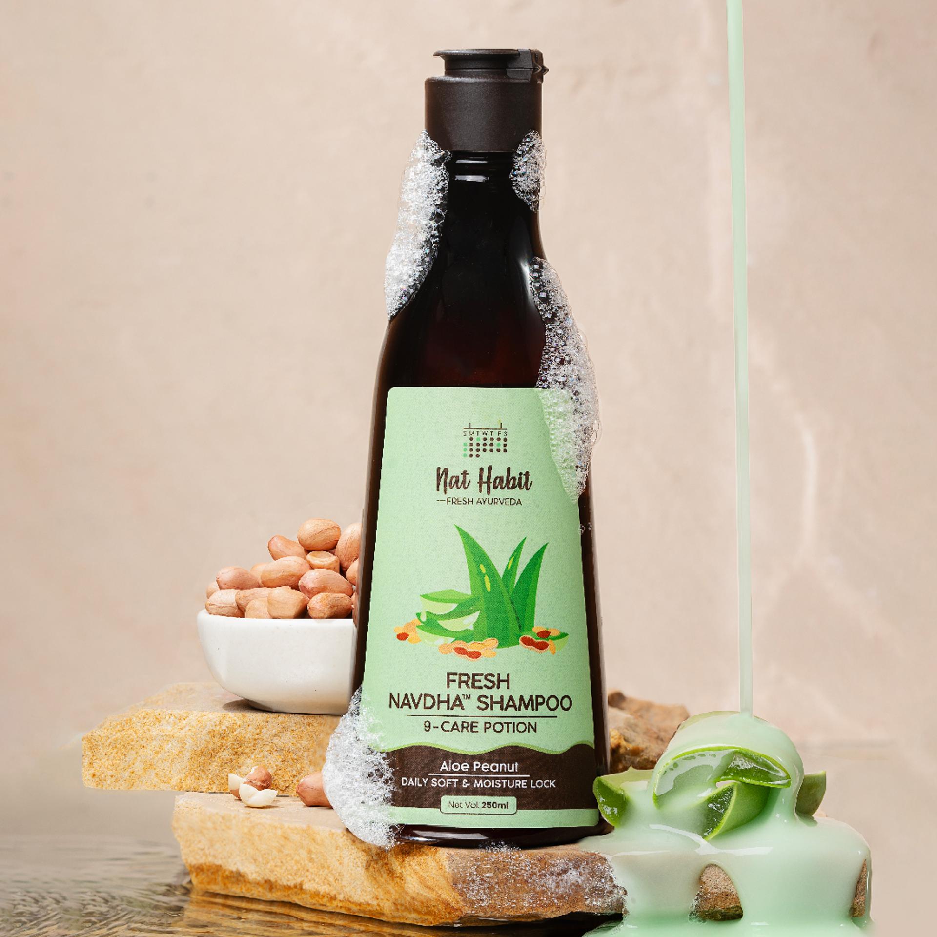 Aloe Peanut Navdha Care Shampoo Widget Image