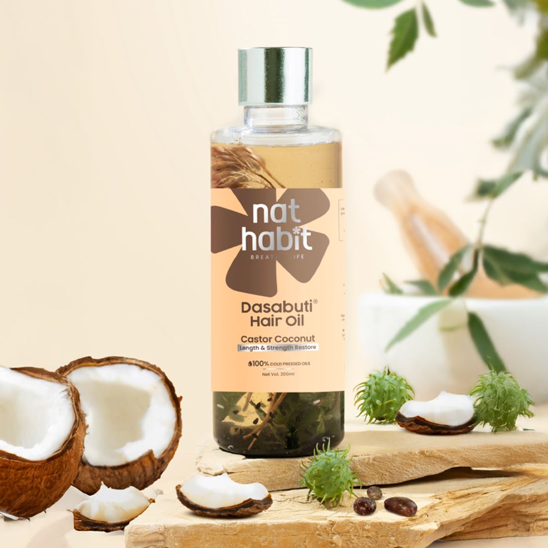 Deep Oiling with DASABUTI Castor Coconut Widget Image