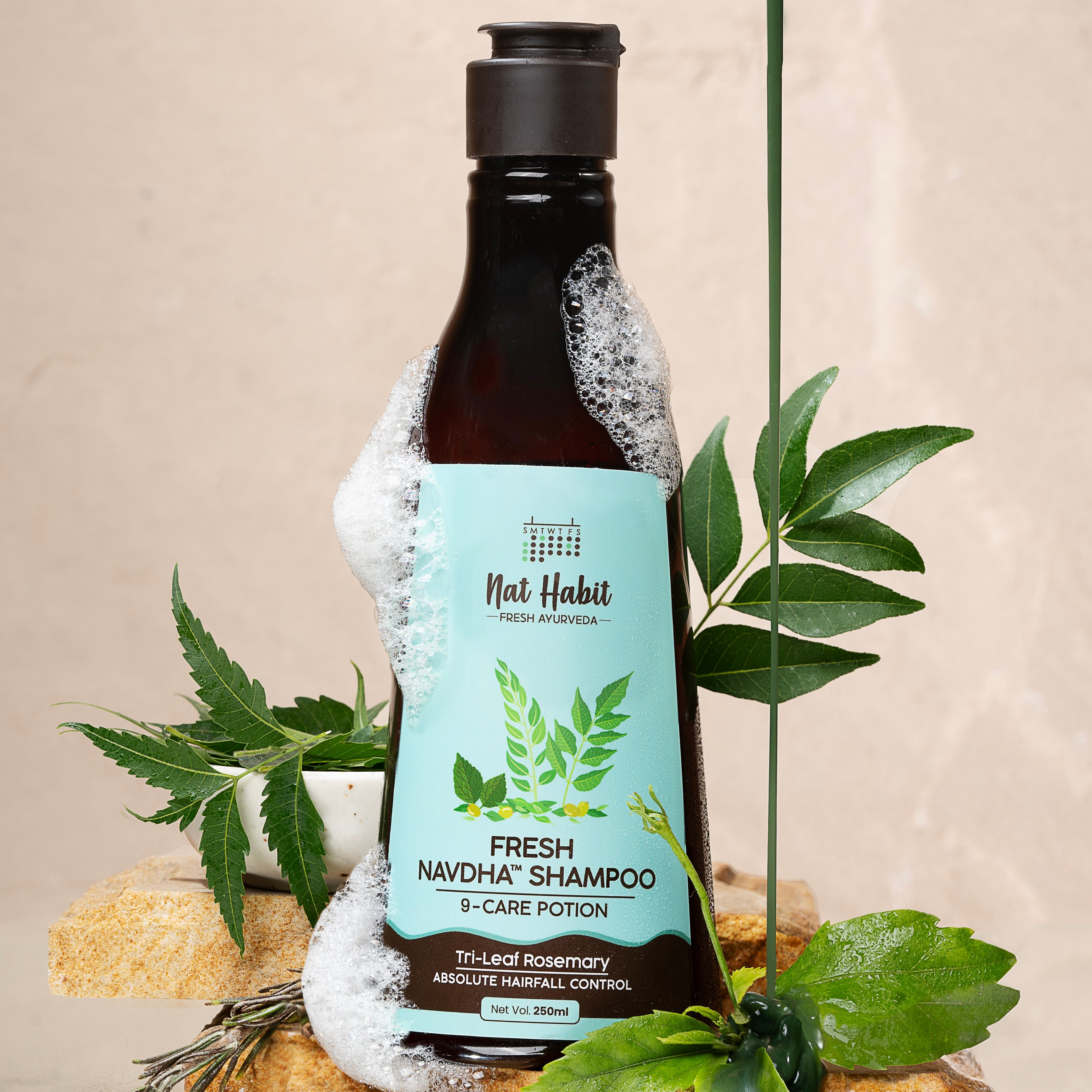 Tri-leaf Rosemary Navdha Care Shampoo Widget Image
