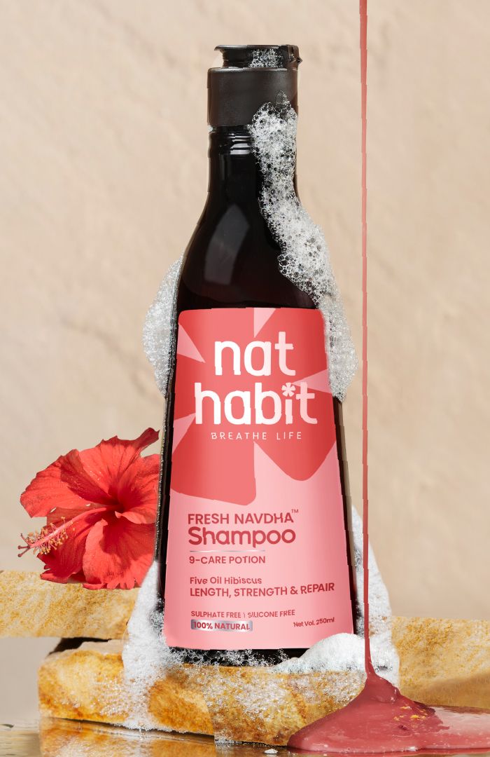 Five Oil Hibiscus Repair Navdha Shampoo