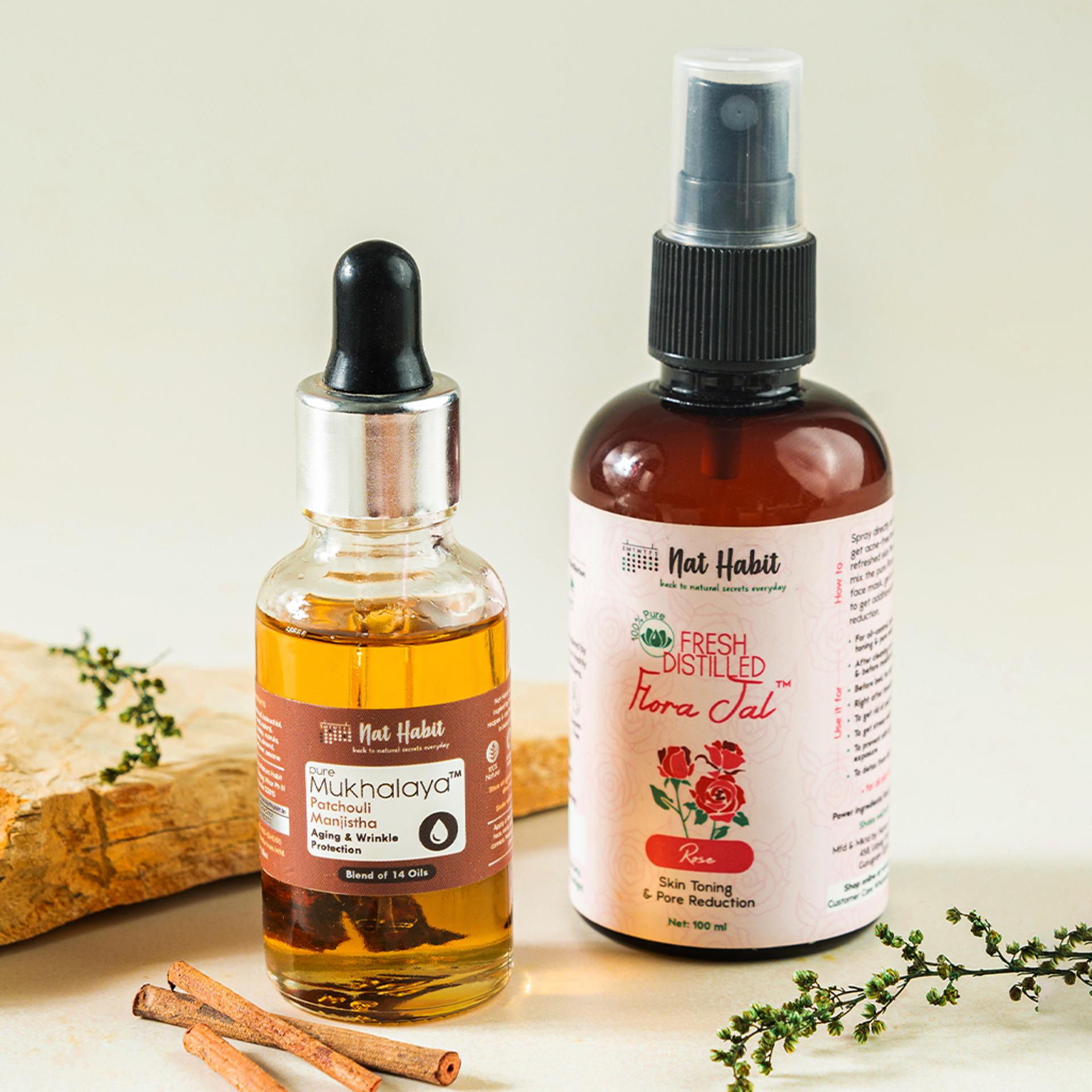 Patchouli Manjistha Mukhalaya & Gulab Flora Jal Widget Image