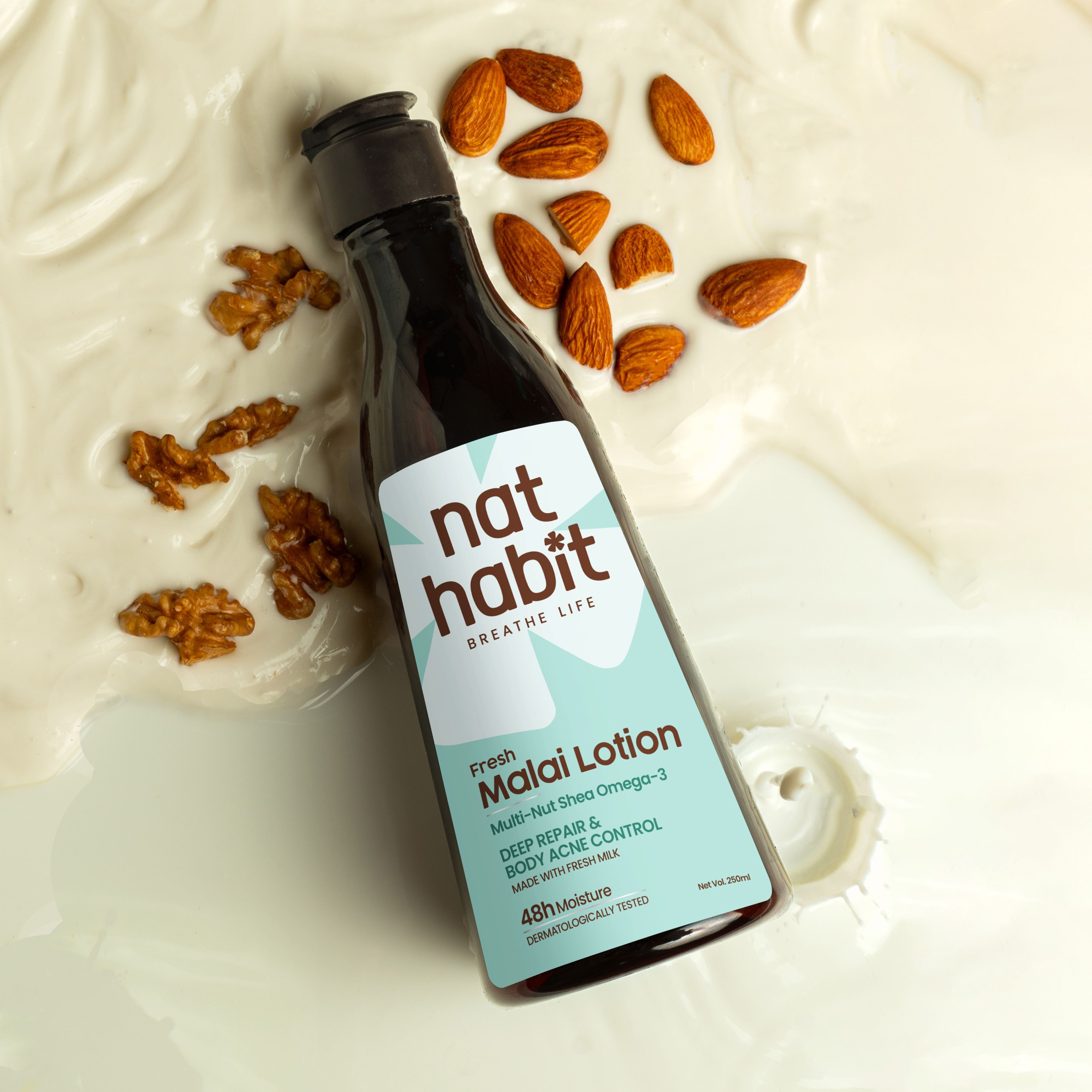 Multi-Nut Shea Omega-3 Malai Lotion Widget Image