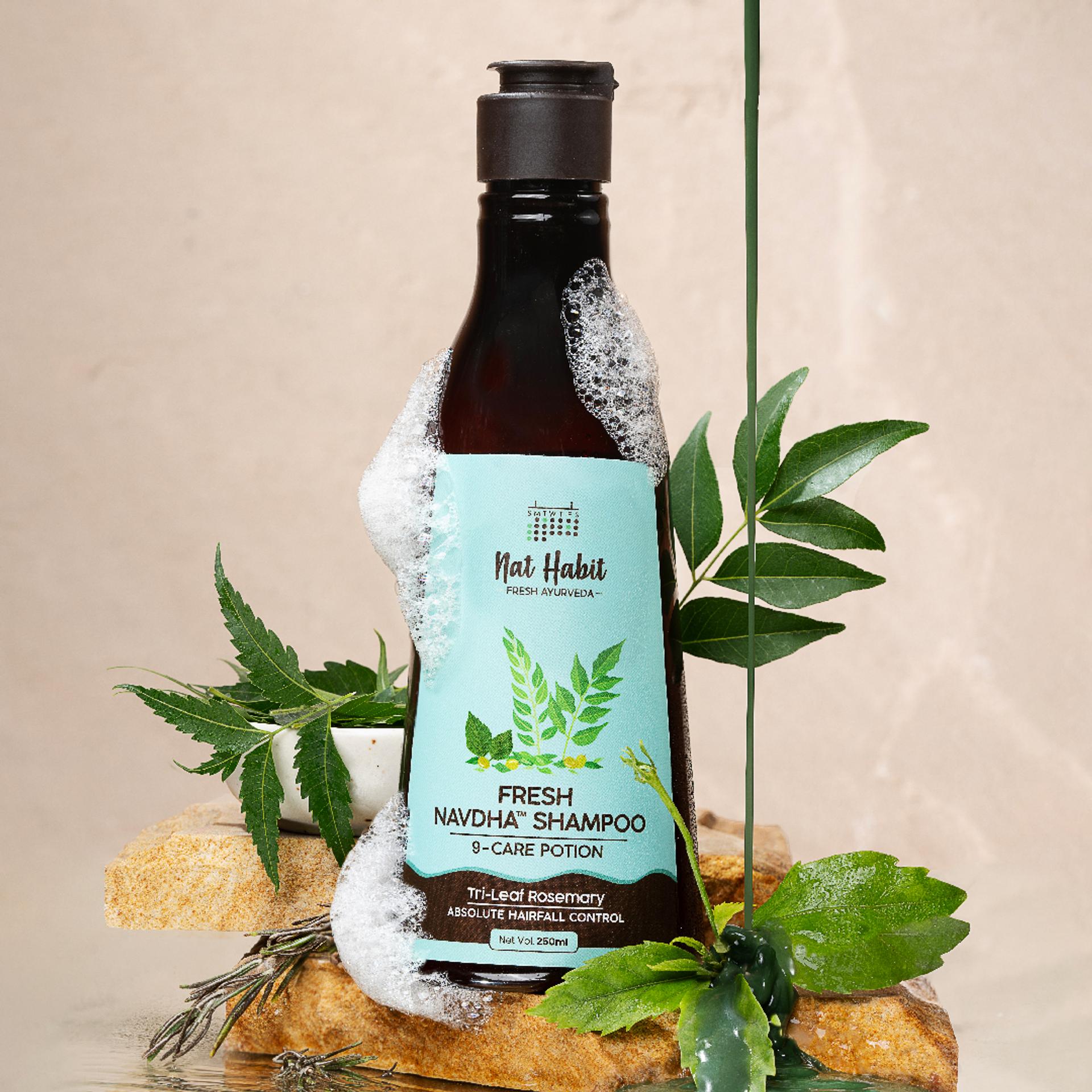 Tri-Leaf Rosemary Navdha Shampoo Widget Image