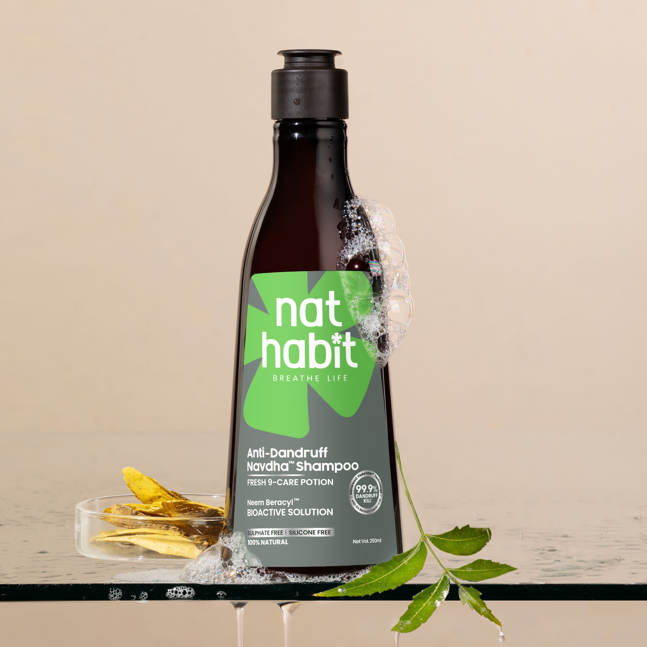 Anti-Dandruff Neem Beracyl™ Navdha Shampoo Widget Image