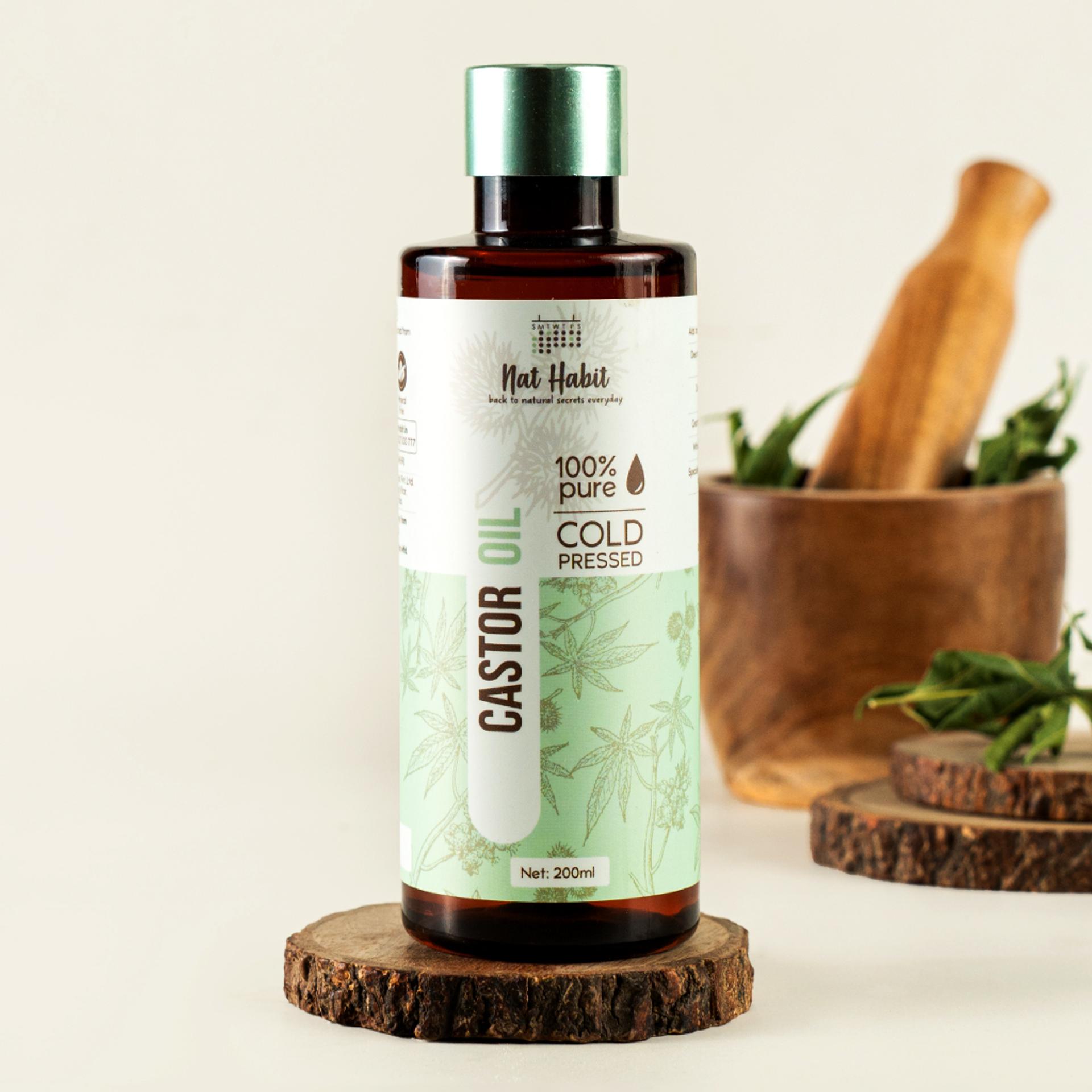 100% Pure Cold Pressed Castor Oil Widget Image