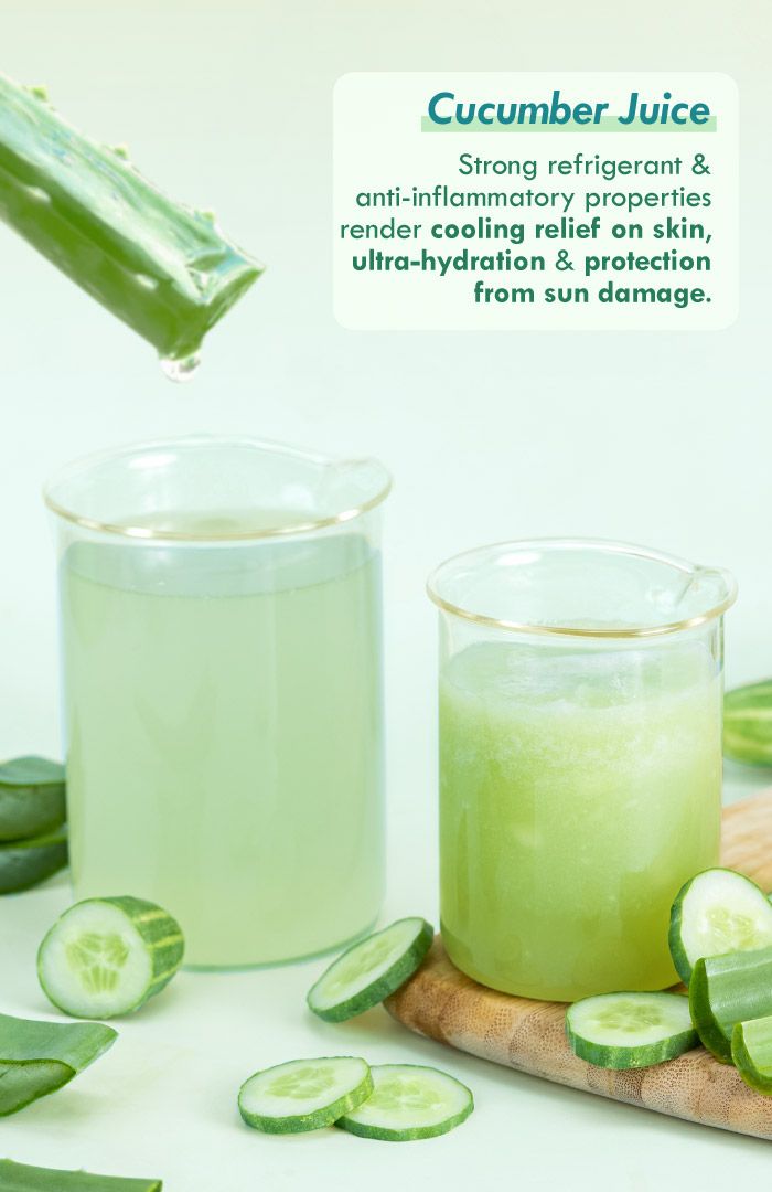 Cucumber juice skin benefits best sale