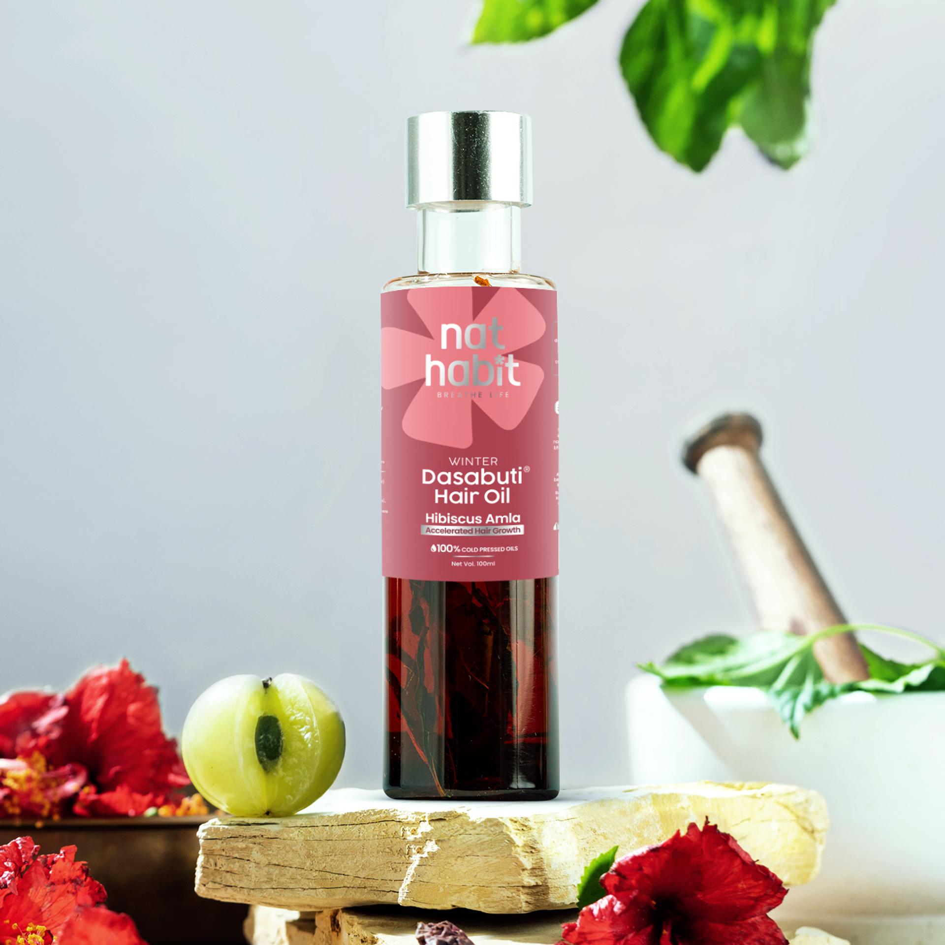 Hibiscus Amla DASABUTI Hair Oil Widget Image