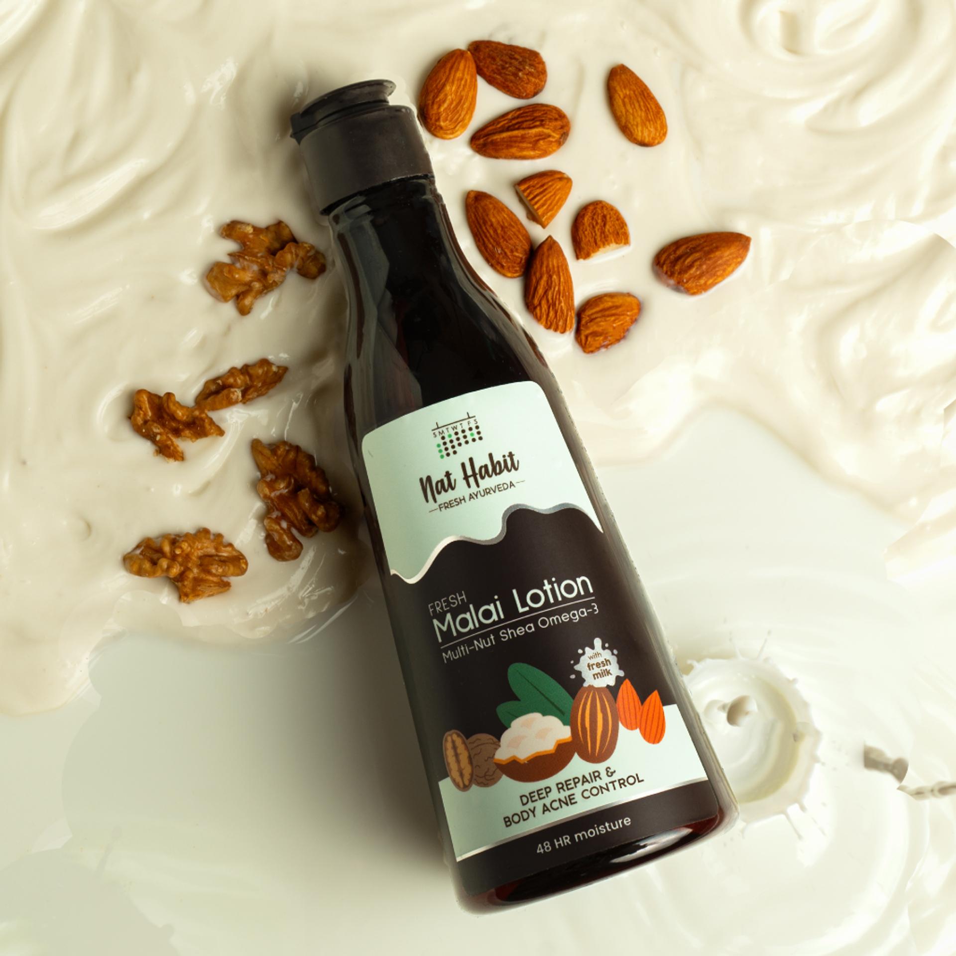 Multi-Nut Shea Omega-3 Malai Lotion Widget Image