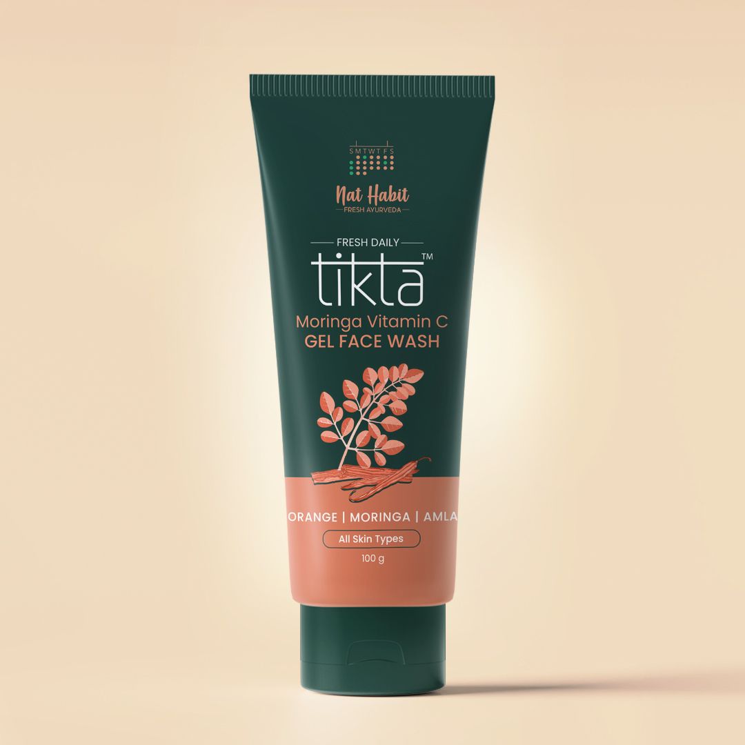Moringa Vitamin-C Gel Tikta Face Wash Widget Image