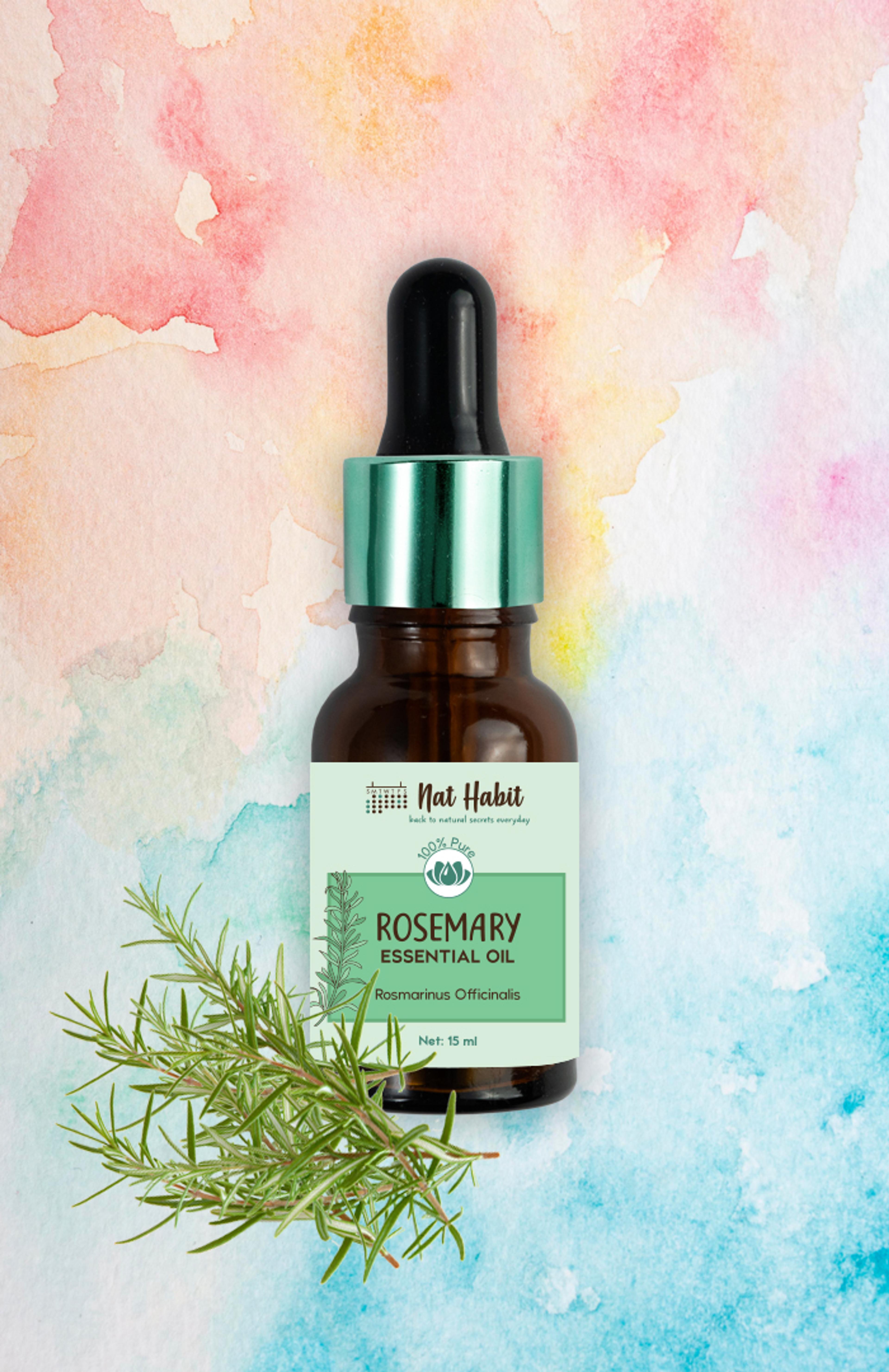 Liquid Rosemary Essential Oil - Steam Distilled, 100% Pure And Natural, For  Cosmetic